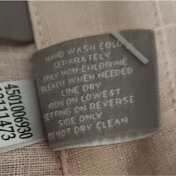 Chico's metallic pink linen blend jacket blazer size 2 medium new!!! - Picture 12 of 12